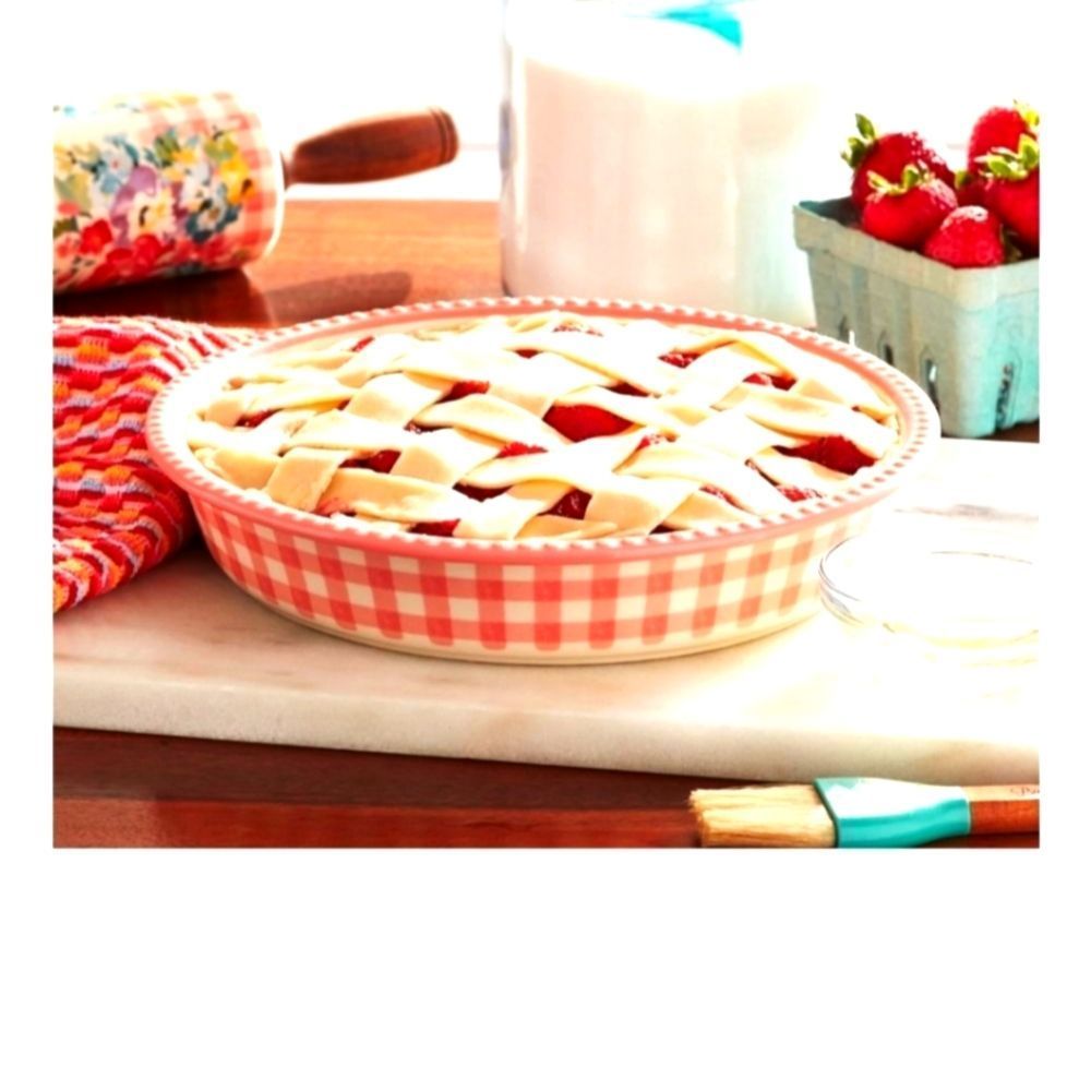 SOLD SALE PIONEER WOMAN Sweet Romance Blossoms Pie plate $20